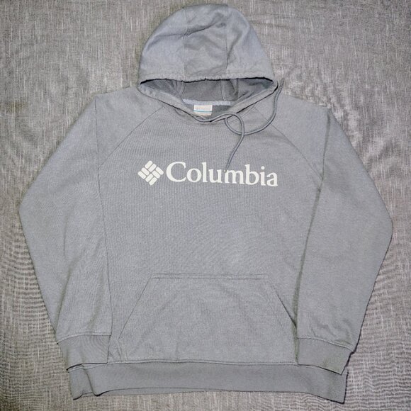 Columbia Tops - Columbia Hoodie Sweatshirt Women's Size XL Blue Script Logo